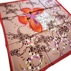 Butterfly Square Scarf,  Neck Scarf Soft and Light - NEW!